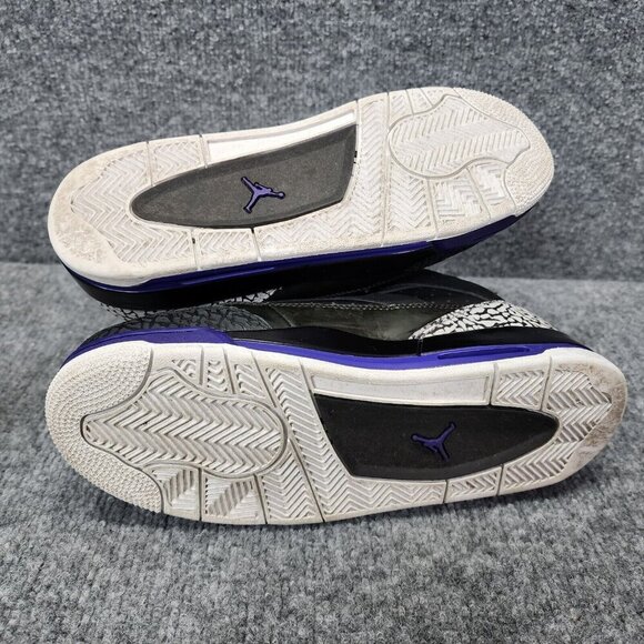 Nike Jordan size 6.5Y Son Of Low GS Shoes Black/Grape Ice-White 580604 008 - Picture 11 of 16